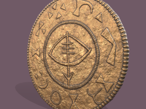 viking coin 3D Model