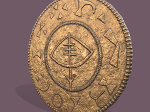 viking coin 3D Model