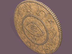 viking coin 3D Model