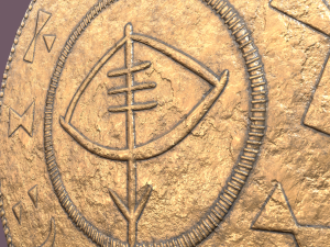 viking coin 3D Model