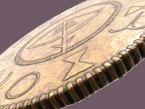 viking coin 3D Model