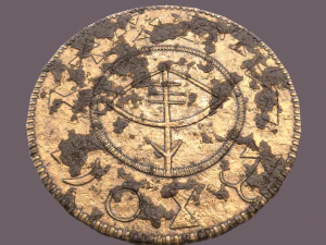 viking coin 3D Model