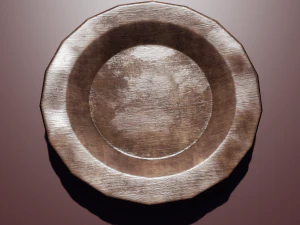 wooden plate 3D Model