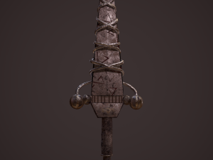 Fantasy dagger 3D Model