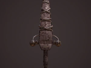 Фантазійний кинджал 3D Модель