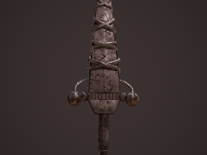 Fantasy dagger 3D-Modell