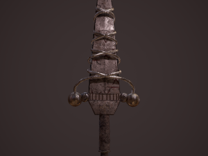 Fantasy dagger 3D-Modell