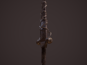 Fantasy dagger 3D-Modell