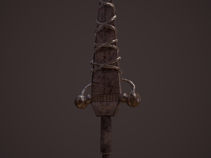 Fantasy dagger 3D-Modell