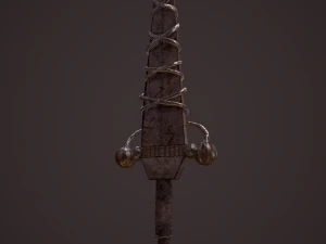 Fantasy dagger 3D Model