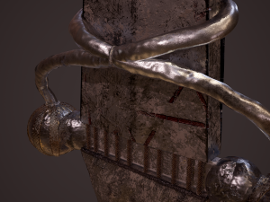 Fantasy dagger 3D-Modell