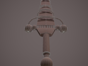 Fantasy dagger 3D-Modell