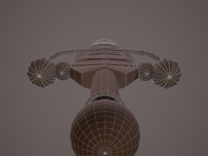 Fantasy dagger 3D-Modell