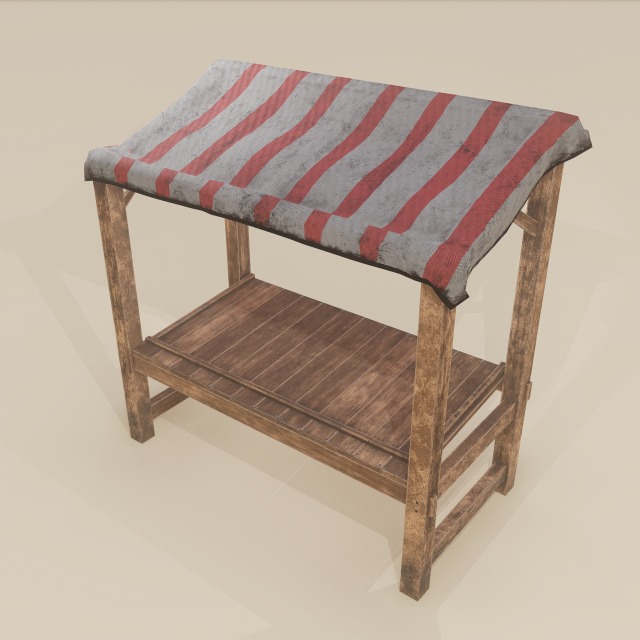 Merchant stal Model 3D .c4d .max .obj .3ds .fbx .stl .blend