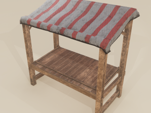 parametric wooden bench Modèles 3D in Articles de plein air