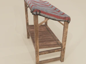 Merchant stal 3D Model