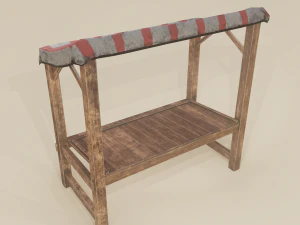 Merchant stal 3D Model