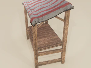Merchant stal 3D Model