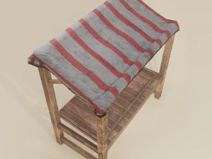Merchant stal 3D Model