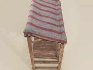 Merchant stal 3D Model