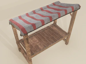 Merchant stal 3D Model