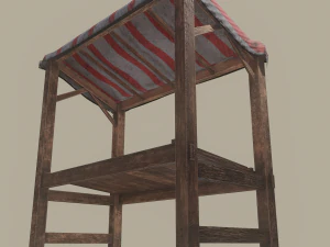 Merchant stal 3D Model