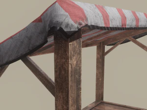 Merchant stal 3D Model