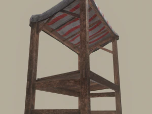 Merchant stal 3D Model