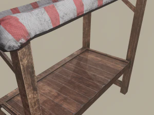 Merchant stal 3D Model