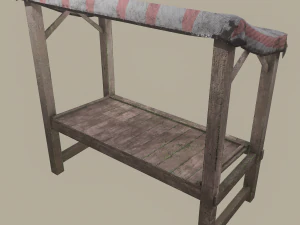 Merchant stal 3D Model