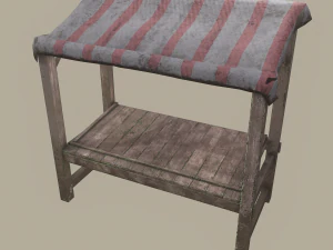 Merchant stal 3D Model