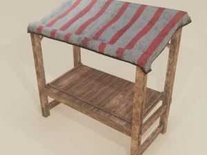 Merchant stal 3D Model