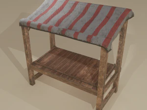 Merchant stal 3D Model