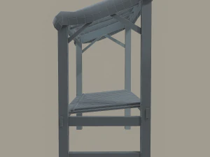 Merchant stal 3D Model