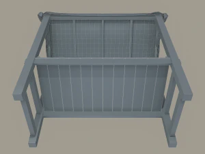 Merchant stal 3D Model