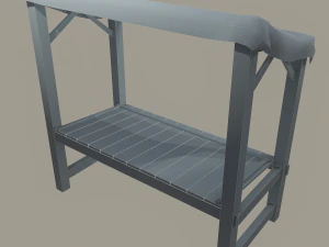 Merchant stal 3D Model