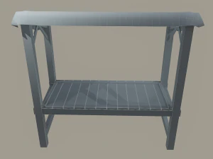 Merchant stal 3D Model