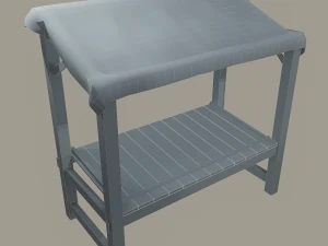Merchant stal 3D Model