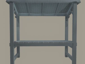 Merchant stal 3D Model