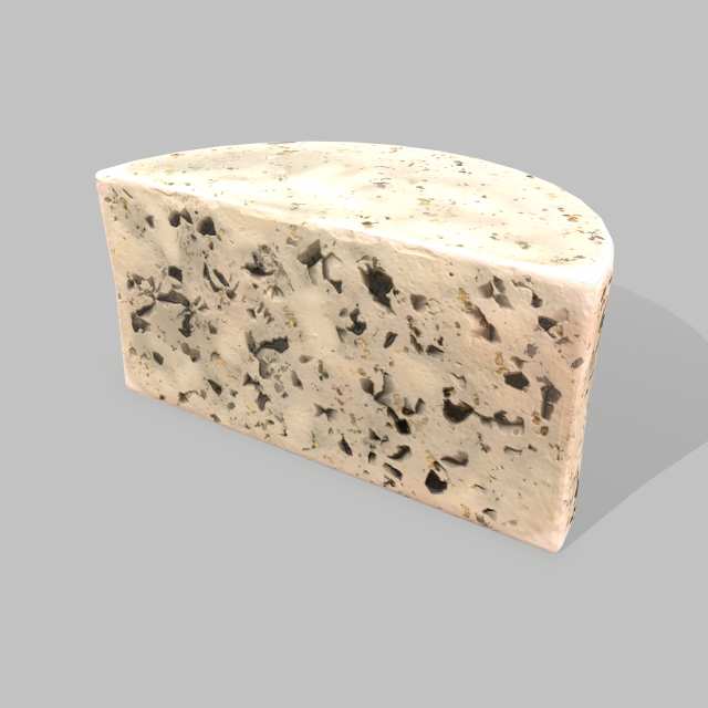 Roquefort cheese Modèle 3D .c4d .max .obj .3ds .fbx .stl .blend 