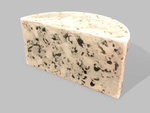 Formaggio Roquefort Modello 3D