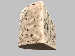 Roquefort cheese Modèle 3D