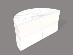 Roquefort cheese Modèle 3D