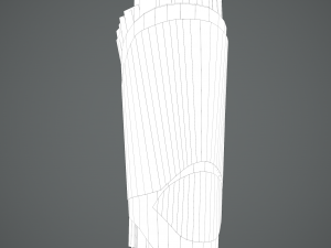 Viking fur lined bracers 3D Model