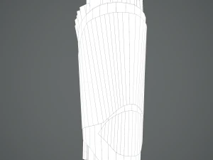 Viking fur lined bracers 3D Model