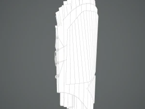 Viking fur lined bracers 3D Model