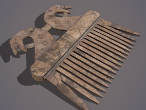Viking dragon comb 3D Модель