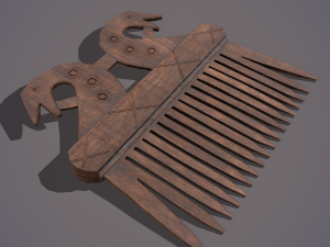 Viking dragon comb 3D Модель