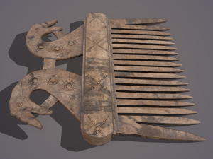 Viking dragon comb 3D Модель