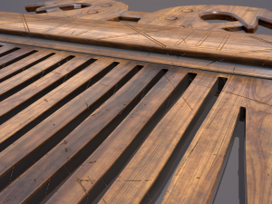 Viking dragon comb 3D Модель
